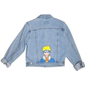 Love Tree NWT custom Naruto denim jacket size medium anime